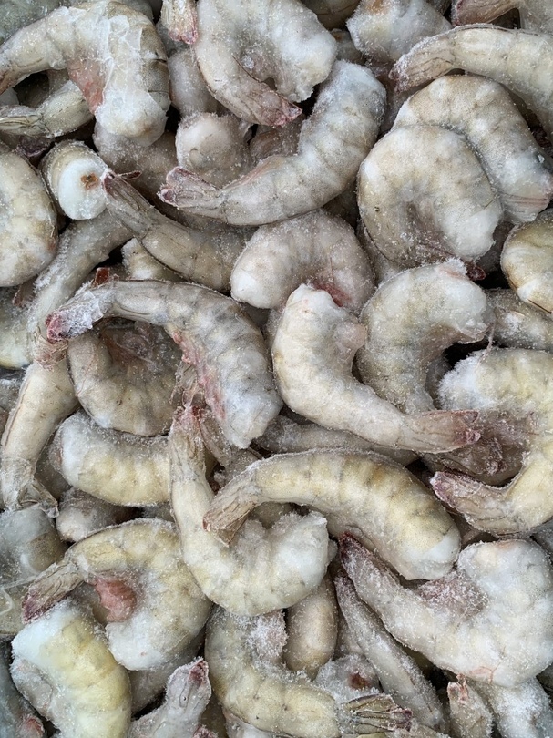 Photo 1- Raw shrimp without head in shell 16/20 pieces/kg