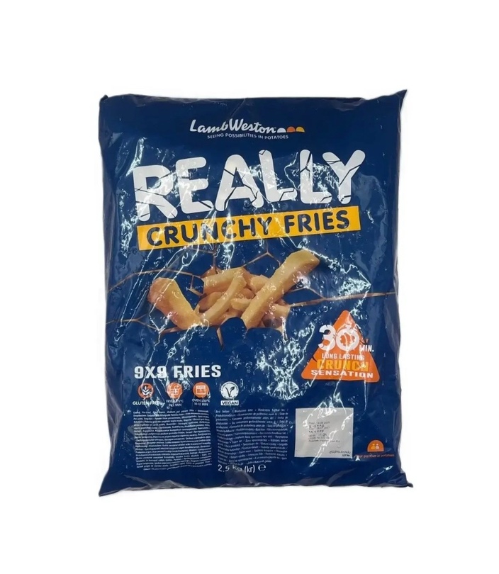 Photo 1- КАртопля фрі 9mm ReallyCrunchy  2,5 кг/10кг Lamb Weston, класс А,